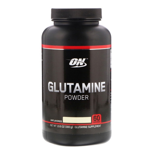 Glutamine Powder 300 Gr Optimun Nutrition Glutamina Black Line