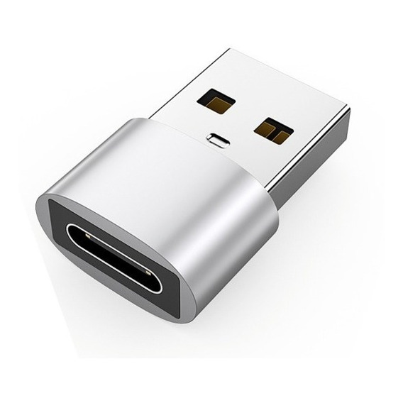 Adaptador Usb C Hembra A Usb Macho X1 Unidad