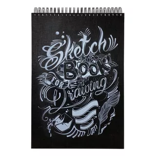 Sketchbook Caderno Desenho 100 Páginas 50 Folhas A3 240g