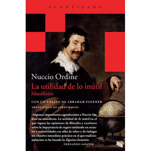 La utilidad de lo inÃÂºtil, de Ordine, Nuccio., vol. 1.0. Editorial Acantilado, tapa blanda, edición 1.0 en español, 2023