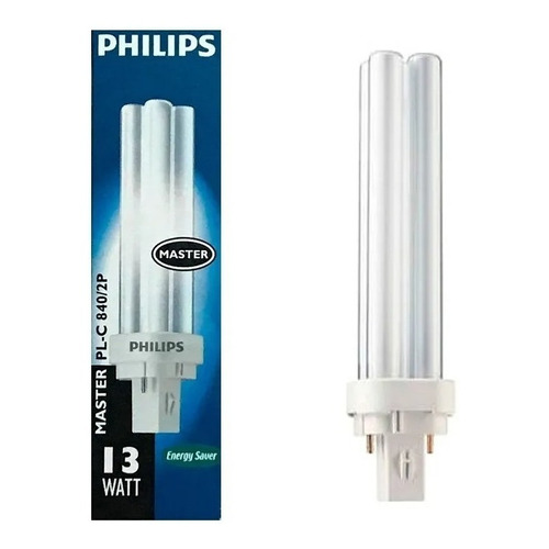 Philips 927904984062 Pl-c 13w/840/2p 800 Lumens (plc) Color de la luz Blanco neutro 40K