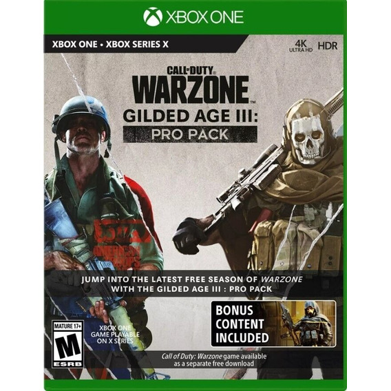 Call Of Duty Warzone Gilded Age Iii Pro Pack Xbox
