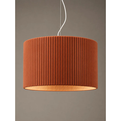 Lampara Colgante Roma Fieltro Acustico 55cm Terracota Imdi  Terracota