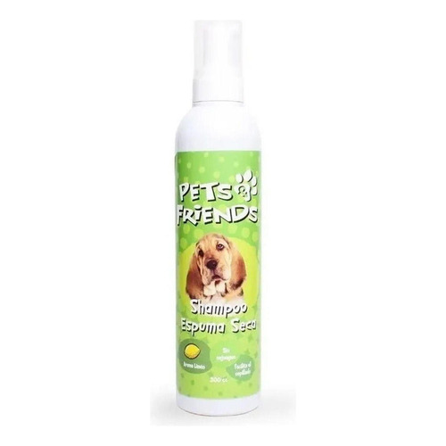 Shampoo Espuma Seca Para Perros 300 Ml Pets And Friends