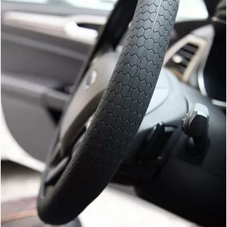 Funda Volante Silicona Diseño Panal Hexagonal Universal Sirve Para Volante Circular Y Sport Plano Volkswagen Seat Honda