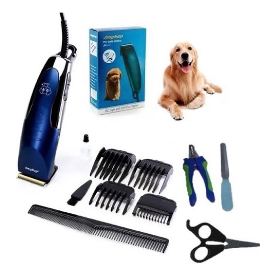 Kit Peluquería Para Mascotas Máquina Cortadora Pelo Perros