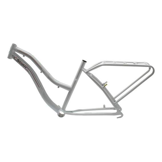 Cuadro 26 Cargo Beach Cruiser De Aluminio Blanco Ys-775