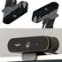 Cámara web Brio 4k Pro con tecnología HDR y Rightlight 3 Logitech Color Black