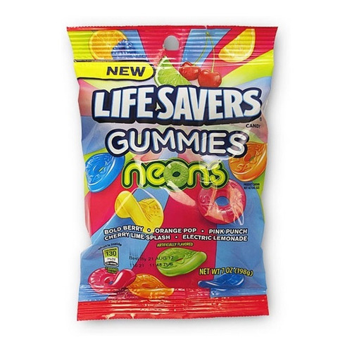Life Savers Gummies Neons Dulces Americanos
