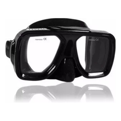 Visor Buceo Escualo Modelo M03 Color Silicon Negro