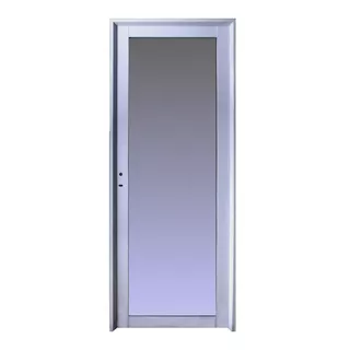 Puerta Aluminio 70x200 M501 Vidrio Entero Abershop