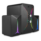 Bocina Vorago Start The Game 2.1 Usb 3.5mm Negro Rgb Spk-250