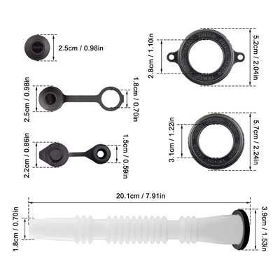 Kit Universal De Repuesto Para Boquilla De Gasolina, Boquill