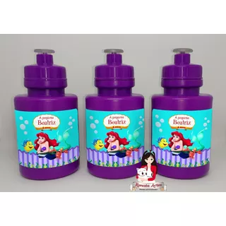 Squeeze Personalizado Pequena Sereia Ariel / 30