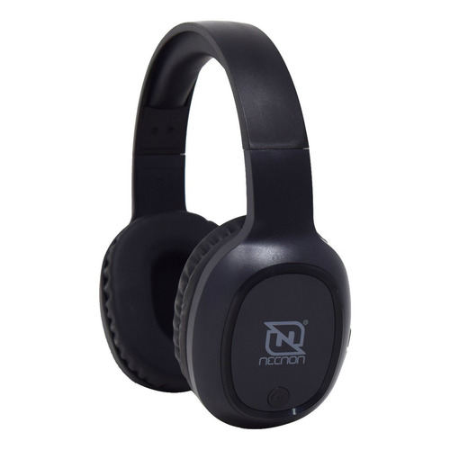 Audifonos Diadema Bluetooth Manos Libres Recargable Necnon Audio Porfesional Color Negro