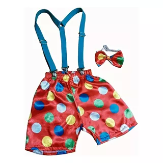 Roupa Infantil Menino Conjunto Carnaval Festa Palhaço Circo