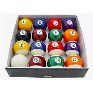 Caja De Bolas Pool N57 Profesional - Deportes Brienza