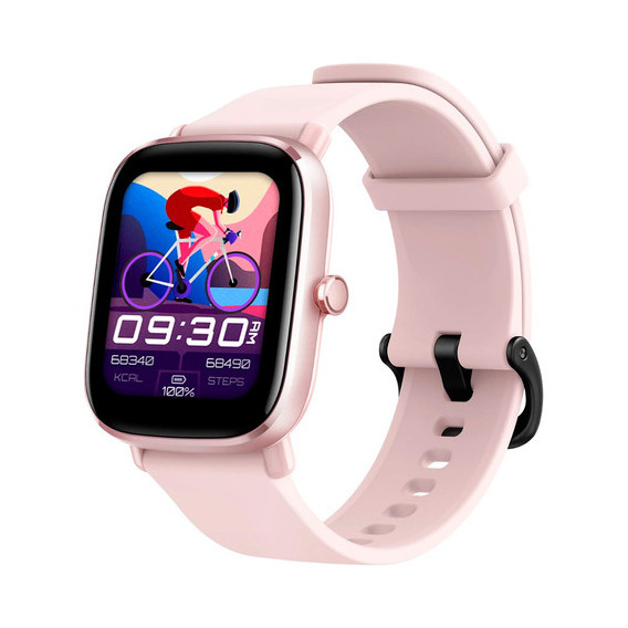 Reloj Inteligente Amazfit Gts 2 Mini Smartwatch 1.55´´ Color De La Caja Rosa Color De La Malla Midnight Black