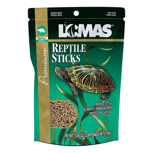 Alimento Tortugas Reptiles En Palitos Reptile Sticks 300g