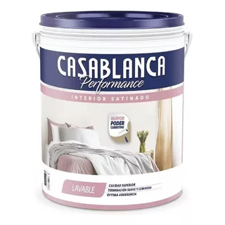Casablanca Performance Color Blanco Latex Interior Satinado 4l 