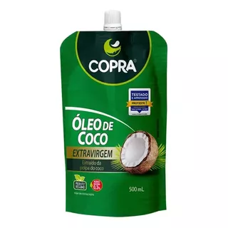 Copra Óleo De Coco Extra Virgem Embalagem Econômica 500ml
