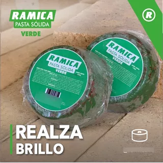 Pasta Solid. Verde, Pulir Metal/nometal/120g/ Realza Brillo