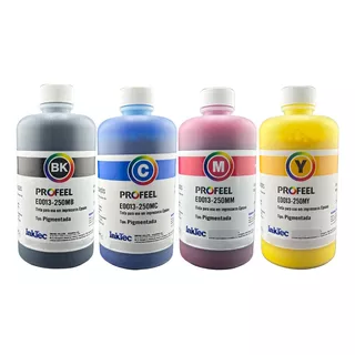 Tinta Pigmentada Inktec Linha E0013 P/ Epson | 4 X 250ml