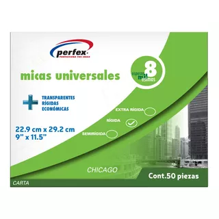 Perfex Mica Térmica Tamaño 22.9 X 29.2cm 8mil (50pzas)