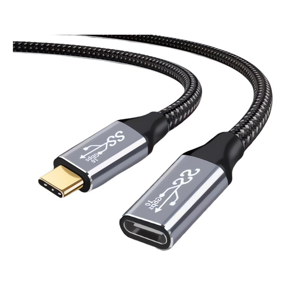 Cable Extensor Usb C Macho A Hembra 4k Usb 3.1 Gen2 3m 10gbs