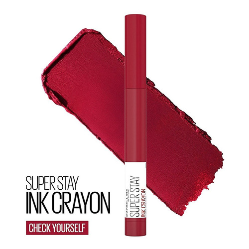 Maybelline Superstay Ink Crayon Acabado Cremoso Color 125 CHECK YOURSELF