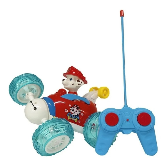 Carro Control Remoto Paw Patrol 360° Luces Y Sonidos. 