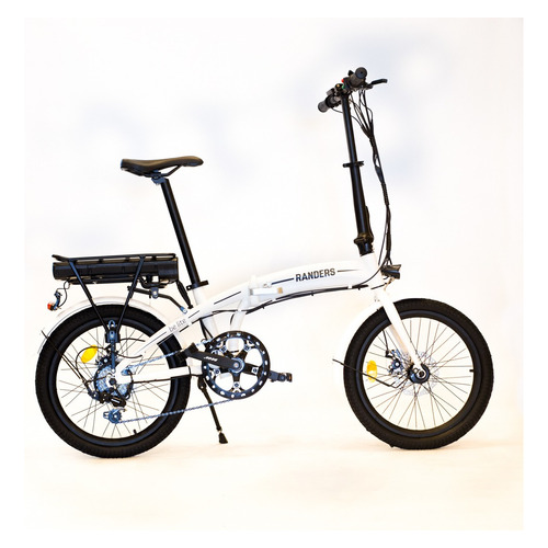 Bicicleta Electrica Plegable Randers R20 Shimano Color Blanco