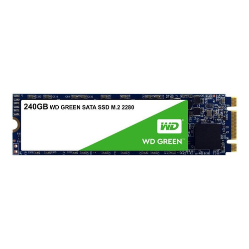 Disco sólido SSD interno Western Digital WD Green WDS240G2G0B 240GB verde