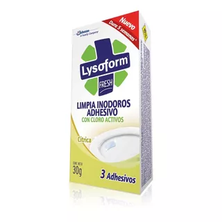 Lysoform Limpia Inodoros Adhesivo X3 Citrica 