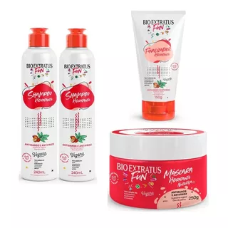 Kit Tratamento  Fun Hidratante Capilar Bio Extratus  Vegano