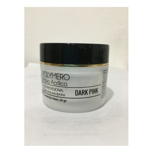 Polímeros Pinky Profesional X20g Acrílico Uñas Esculpidas Color Dark pink