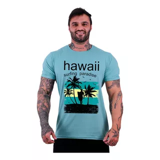 Camiseta Tradicional Clássica Mxd Conceito Surf Paradise