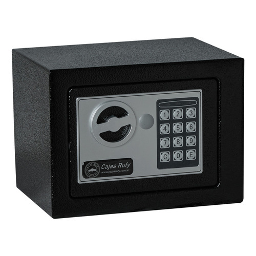 Caja Fuerte Digital 17x23x17 Cm Electronica De Seguridad Color Negro