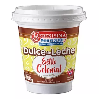 Dulce De Leche La Serenisima Colonial 400gr Sin Tacc