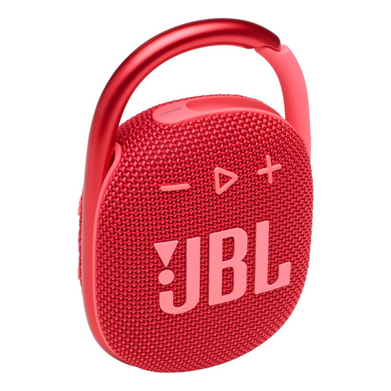Parlante Portátil Jbl Clip 4 Waterproof Con Enganche - Cover Color Rojo
