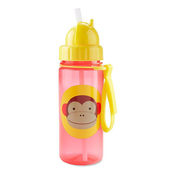 Straw Bottle Zoo - Monkey