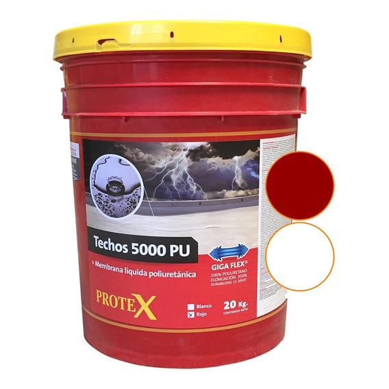 Membrana Liquida Poliuretanica Profesional 20kg Protex 5000