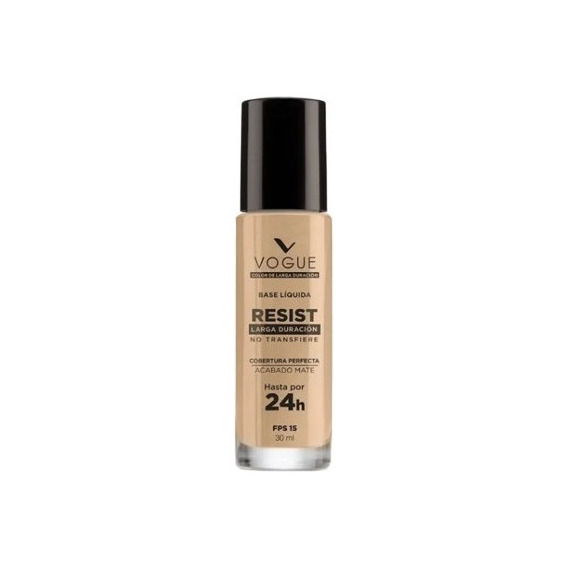 Base Vogue Resist Tono Capuccino Mate Duración 24 Horas 30ml