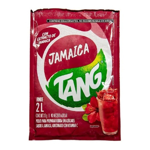 Bebida En Polvo Tang Sabor Jamaica  Sobre De 13g