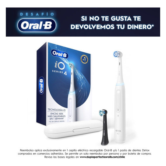 Cepillo De Dientes Eléctrico Oral-b Io4 + Repuestos