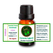 Geranio Egipcio 10 Ml - Aceite Esencial - Aromaterapia