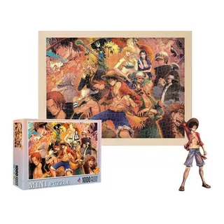 1000 Piezas One Piece Puzzle Juegos Rompe Cabezas 38*26cm