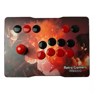 Fightstick Control Arcade Compatible Con Ps5 Full Sanwa