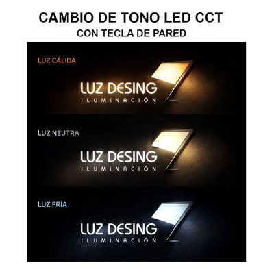 Plafon Led Dexa 40cm Negro Diseño Modernocct Cct Lda80021-n Negro