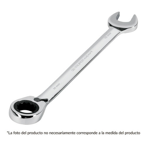 Llave Combinada Con Matraca Reversible 9 Mm Truper 13662